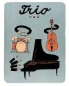 Cartoon: Trio (small) by Jiri Sliva tagged blues,music