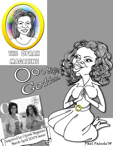 Cartoon: New Goddess (medium) by Paul Shkodrani tagged obama