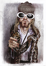 Cartoon: Kurt Cobain 2 (small) by slwalkes tagged stephenlorenzowalkes,kurtcobain,digitalpainting,nirvana,nevermind