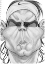 Cartoon: Rafael Nadal (small) by shar2001 tagged caricature,rafael,nadal