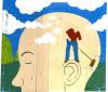 Cartoon: meditation (small) by rasmus juul tagged meditation 