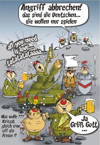 Cartoon: Deutschland spielt (medium) by BARHOCKER tagged deutschland,krieg