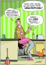 Cartoon: Spüldienst (small) by andre sedlaczek tagged energiesparen,klimaschutz,spülmaschine,küche