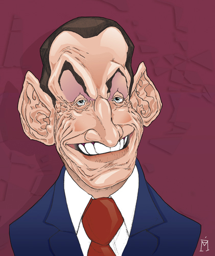 Cartoon: Nicolas Sarkozy (medium) by Mattia Massolini tagged sarkozy