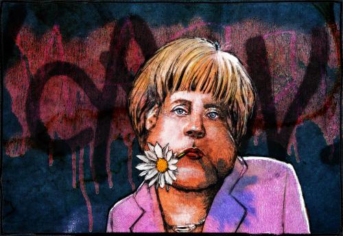 Cartoon: Angela (medium) by ATELIER TOEPFER tagged angela,kanzlerin