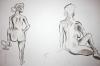 Cartoon: Nude woman drawing (small) by Playa from the Hymalaya tagged nude woman drawing