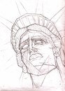 Cartoon: Statue of liberty sketch (small) by Playa from the Hymalaya tagged statue,liberty,new,york,usa,america,freiheitsstatue