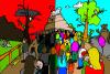 Cartoon: zoo (small) by Playa from the Hymalaya tagged knut,ice,bear,polar,zoo,crowd