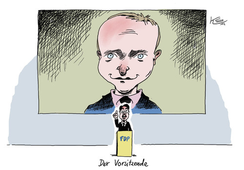 Cartoon: FDP (medium) by Stuttmann tagged fdp