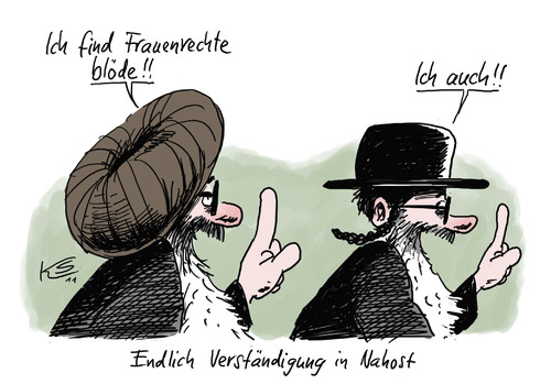 Cartoon: Frauenrechte (medium) by Stuttmann tagged frauenrechte,nahost