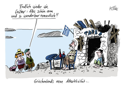 Cartoon: Griechenland (medium) by Stuttmann tagged griechenland,sparpaket,eu