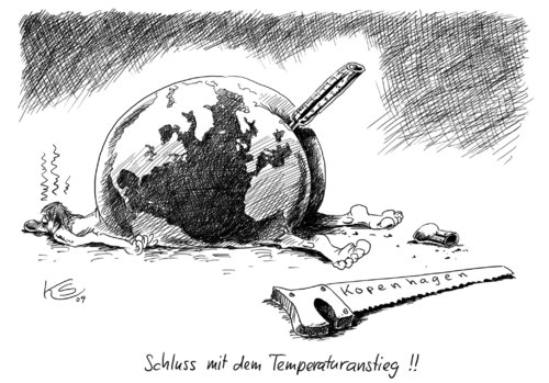 Cartoon: Kopenhagen (medium) by Stuttmann tagged kopenhagen,copenhagen,climate,summit,klima,kopenhagen,temperatur,gipfeltreffen,klima,umwelt,energien,energie,fieber,klimawandel,globale erwärmung,globale,erwärmung