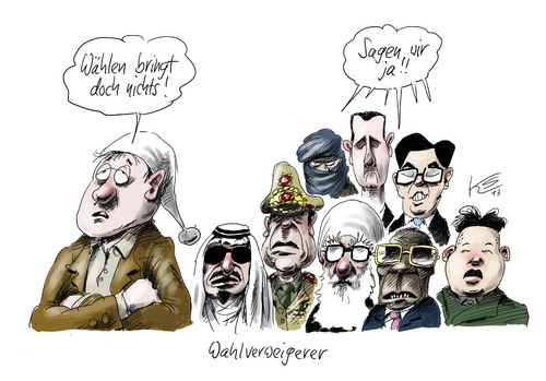 Cartoon: Wählen gehen? (medium) by Stuttmann tagged wahlen,bundestagswahl,2013,wahlverweigerer,nichtwähler