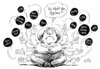 Cartoon: Applaus (small) by Stuttmann tagged merkel,schwarzgelb,koalition
