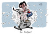 Cartoon: Endspurt (small) by Stuttmann tagged sarkozy,frankreich