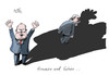 Cartoon: Kommen und Gehen... (small) by Stuttmann tagged steinbrück,kanzlerkandidat,spd,beck
