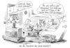 Cartoon: Kurzarbeit (small) by Stuttmann tagged angela merkel joachim sauer kurzarbeit cartoon karikatur