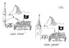 Cartoon: Minarette (small) by Stuttmann tagged schweiz volksabstimmung minarettverbot islam zuwanderung