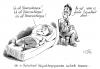 Cartoon: Neurose (small) by Stuttmann tagged konjunkturprogramme steuersenkungen gesundheit müntefering merkel
