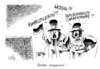 Cartoon: Präpariert (small) by Stuttmann tagged schwarzgelb koalition sparpaket cdu csu fdp wm fussball