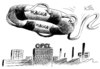 Cartoon: Rettung (small) by Stuttmann tagged opel,gm,autoindustrie,magna,krise,insolvenz,russland