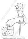 Cartoon: Calm Commadments (small) by remyfrancis tagged health,cartoon,line,relax,peace,stressless