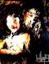 Cartoon: Le serpent et la femme (small) by Svarty tagged painting,couple,love