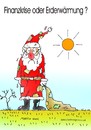 Cartoon: weihnacht mann krise finanzen er (small) by martin guhl tagged weihnacht mann krise finanzen erd erwärmung klima geld