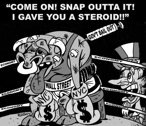 Cartoon: Snap out of it!!! (medium) by subwaysurfer tagged politics,cartoon,economy