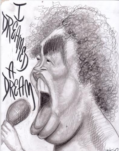 Cartoon: Susan Boyle (medium) by subwaysurfer tagged woman,singer,caricature,cartoon