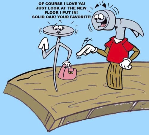 Cartoon: HAMMER and nail..A LOVE STORY? (medium) by subwaysurfer tagged domestic,violence,relationships,love,lovers,boyfriend,girlfriend,husband,wive