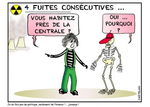 Cartoon: FUITES A REPETITIONS (medium) by chatelain tagged humour,fuite,patarsort