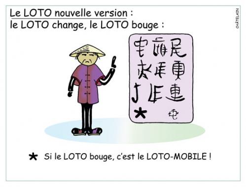 Cartoon: Le LOTO (medium) by chatelain tagged le,loto,humour