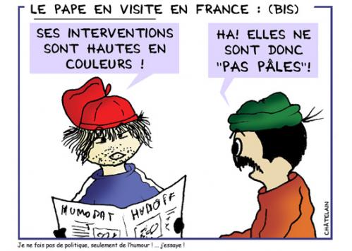 Cartoon: Le PAPE suite (medium) by chatelain tagged humour