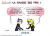 Cartoon: LA HAUSSE DES PRIX (small) by chatelain tagged humour,chtis,prix,