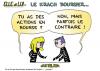 Cartoon: Les bourses (small) by chatelain tagged humour,bourses