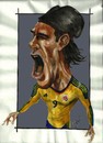 Cartoon: Radamel Falcao Garcia (small) by Arley tagged radamel,falcao,garcia,caricatura,caricature,atletico,madrid,futbol
