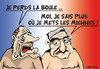 Cartoon: Les boules ! (small) by CHRISTIAN tagged chirac,strauss,hahn