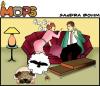 Cartoon: Bla (small) by Sandra tagged mops dog streit man woman divorce