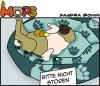 Cartoon: Mops (small) by Sandra tagged dog pet mops hund