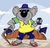 Cartoon: Proud Aussie (small) by tooned tagged cartoons,caricature,comics