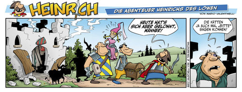 Cartoon: Heinrich der Löwe (medium) by Abonaut tagged comic,heinrich,löwe,valentinelli,tbm,papertown,abovalley,zeitung,zeitungsmarketing,lesermarketing,braunschweig,comicstrip