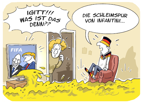 Fifa Infantini und Trump