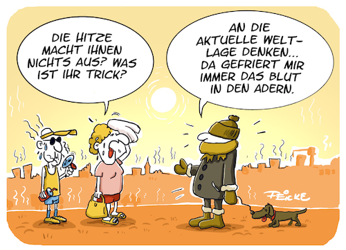 Frieren bei Hitze