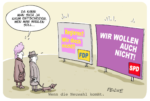 Wenn die Neuwahl kommt