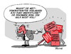 Cartoon: Boni-Bremse (small) by FEICKE tagged mindestlohn,banker,bonus,zahlung,boni,eu,plan,begrenzung,verdoppelung,maximal,bundesrat,initiative,widerspruch,mietdemonstranten,demo