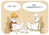 Cartoon: Der Sonnenpapst (small) by FEICKE tagged papst,rom,vatikan,kirche,katholiken,leoxiv,amerika,konklave