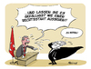 Cartoon: Erdogans Rechtsstaat (small) by FEICKE tagged erdogan,türkei,putsch,richter,justiz,entlassungen,verhaftung,militär