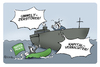 Cartoon: Greenpeace Moneyburner (small) by FEICKE tagged greenpeace,finan,skandal,umwelt,schutz,spendengelder,verlust