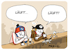 Cartoon: Hanseaten in Euphorie (small) by FEICKE tagged hamburg,sportverein,hsv,fc,st,sankt,pauli,gewonne,zweite,liga